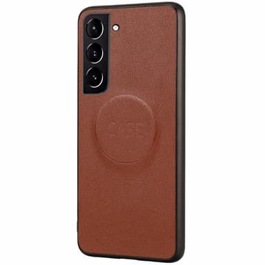 SKALO Samsung S21 FE DOLIZMA 2 i 1 magnetisk pungetui - Brun