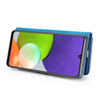 DG MING Samsung A22 4G 2-i-1 Magnet Pungetui - Blå