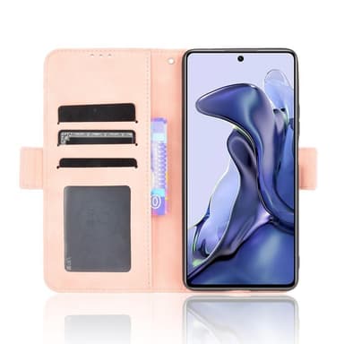 SKALO Xiaomi 11T/11T Pro 6-RUM Pungetaske - Pink