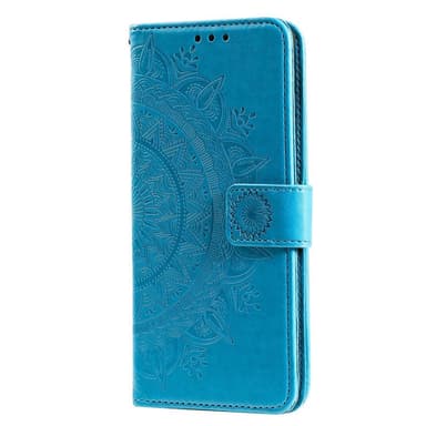 SKALO Samsung A52/A52s Mandala Flip Cover - Blå