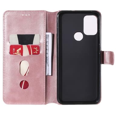 SKALO Moto G20/G30 Classic Pungetui - Pink