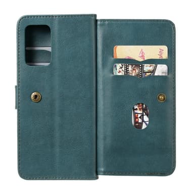 SKALO Samsung A52/A52s 10-RUM Flip Cover - Grøn