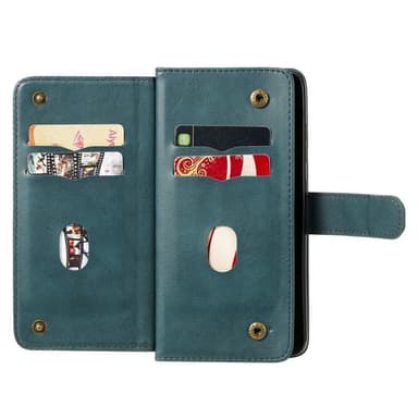 SKALO Samsung A52/A52s 10-RUM Flip Cover - Grøn