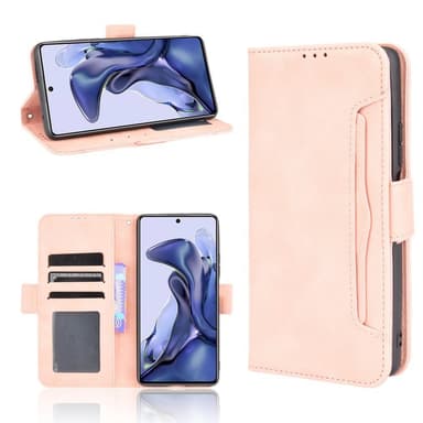 SKALO Xiaomi 11T/11T Pro 6-RUM Pungetaske - Pink