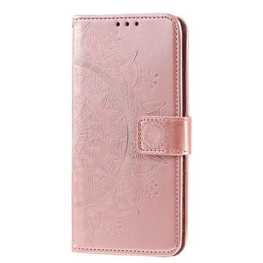 SKALO Samsung A52/A52s Mandala Flip Cover - Rosa guld
