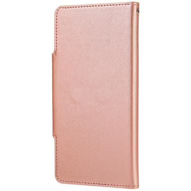 SKALO Samsung S22+ DOLIZMA 2 i 1 magnetisk pungetui - Rosa guld - Rosa guld