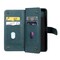 SKALO Samsung A22 5G 10-RUM Flip Cover - Mørkegrøn