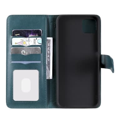SKALO Samsung A22 5G 10-RUM Flip Cover - Mørkegrøn