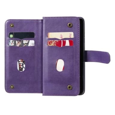 SKALO Samsung A52/A52s 10-RUM Flip Cover - Lilla