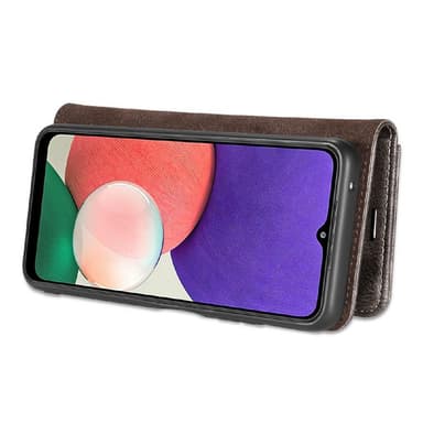 DG MING Samsung A22 5G 2-i-1 Magnet Pungetui - Grå