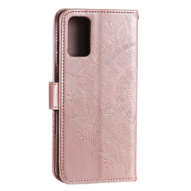 SKALO Samsung A52/A52s Mandala Flip Cover - Rosa guld