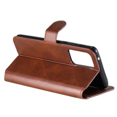 SKALO Samsung A52/A52s Classic Pungetui - Brun