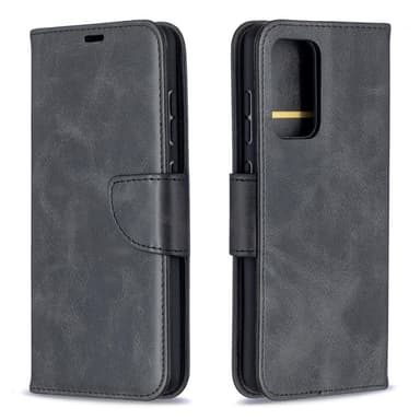 SKALO Samsung A52/A52s Flip Cover m. pung i PU-læder - Sort