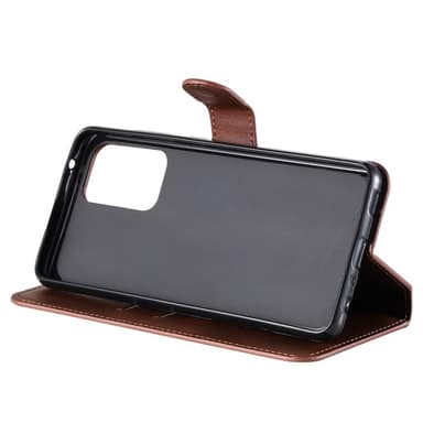 SKALO Samsung A52/A52s Classic Pungetui - Brun