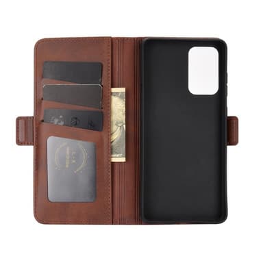 SKALO Samsung A52/A52s Premium Wallet Flip Cover - Brun