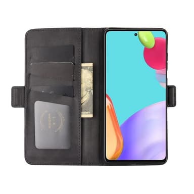 SKALO Samsung A52/A52s Premium Wallet Flip Cover - Sort