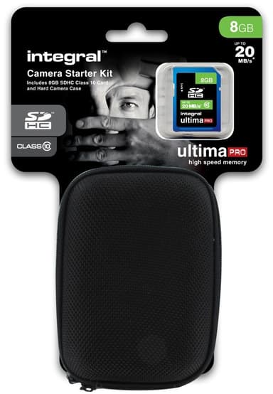 kamera startpakke - Taske + 8 GB SD kort