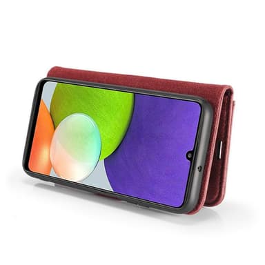 DG MING Samsung A22 4G 2-i-1 Magnet Pungetui - Rød