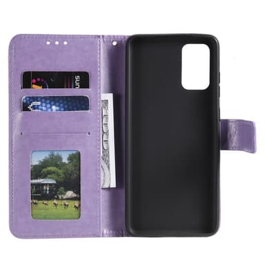 SKALO Samsung A33 5G Mandala Flip Cover - Lilla