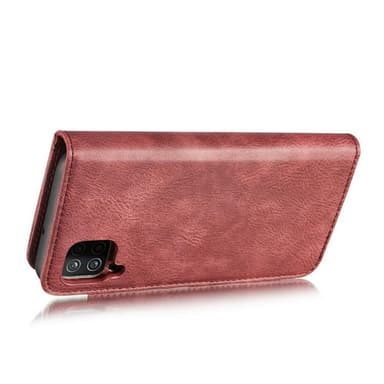 DG MING Samsung A22 4G 2-i-1 Magnet Pungetui - Rød