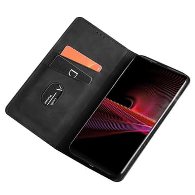 Til Sony Xperia 1 IV Cover Pung - Sort
