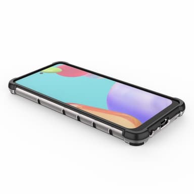 SKALO Samsung A52/A52s Stødsikker Honeycomb TPU Cover - Sort