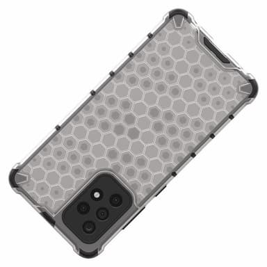 SKALO Samsung A52/A52s Stødsikker Honeycomb TPU Cover - Gennemsigtig