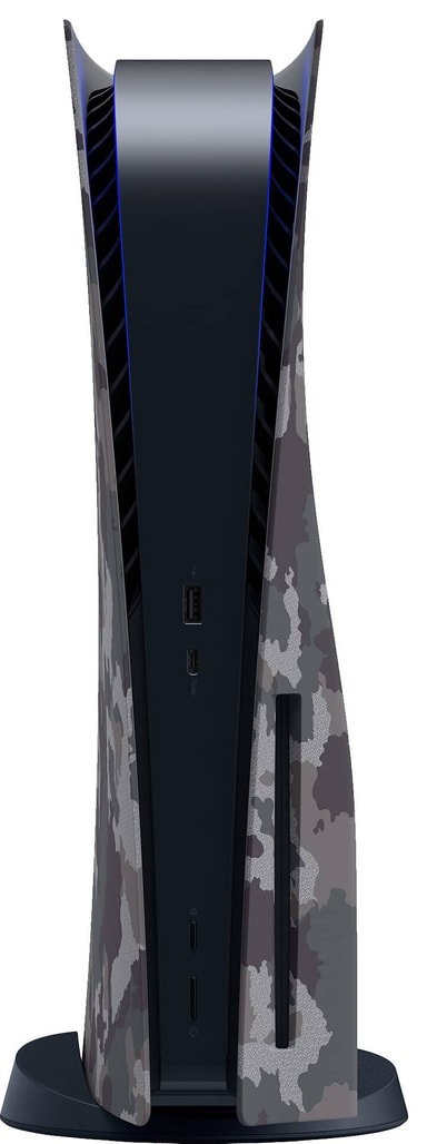 PS5 konsolcover (grey camouflage) Elgiganten