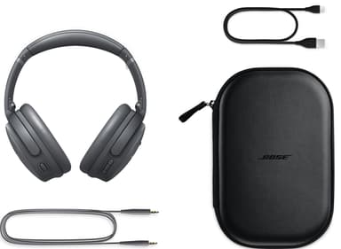 Bose QC45 QuietComfort 45 trådløse around-ear-høretelefoner (eclipse grey)