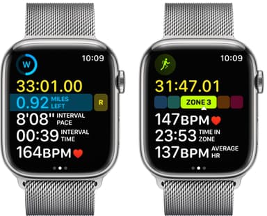 Apple Watch Series 8 45mm Cellular (silver stainless steel/silver milanese loop)