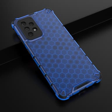 SKALO Samsung A52/A52s Stødsikker Honeycomb TPU Cover - Blå