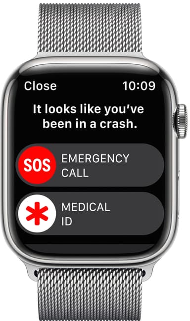 Apple Watch Series 8 45mm Cellular (silver stainless steel/silver milanese loop)