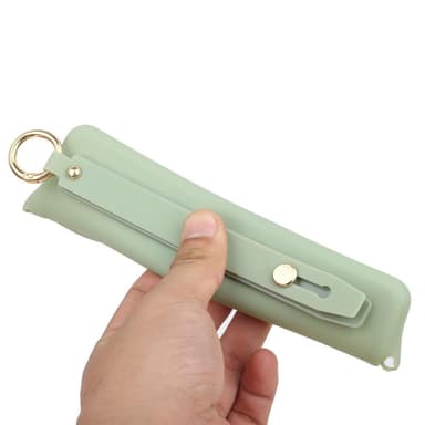 SKALO Samsung A52/A52s Håndrem TPU-cover - Grøn