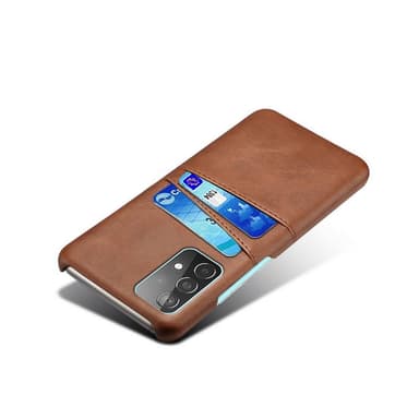 SKALO Samsung A52/A52s PU-læder Kortholder Cover - Brun