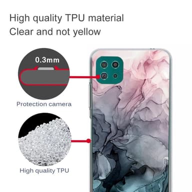 SKALO Samsung A22 5G Marmor TPU-cover - #9
