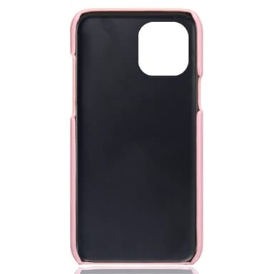 SKALO iPhone 13 PU-læder Kortholder Cover - Pink