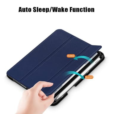 Apple iPad mini 6 (2021) Tabletcover Wake/Sleep - Mørkeblå