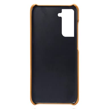 SKALO Samsung S21 FE PU-læder Kortholder Cover - Lys brun