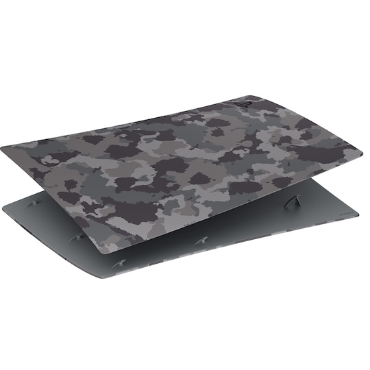 PS5 Digital Edition konsolcover (grey camouflage)