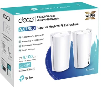 TP-Link DecoX95 AX7800 mesh Wi-fi-system (2-pak)