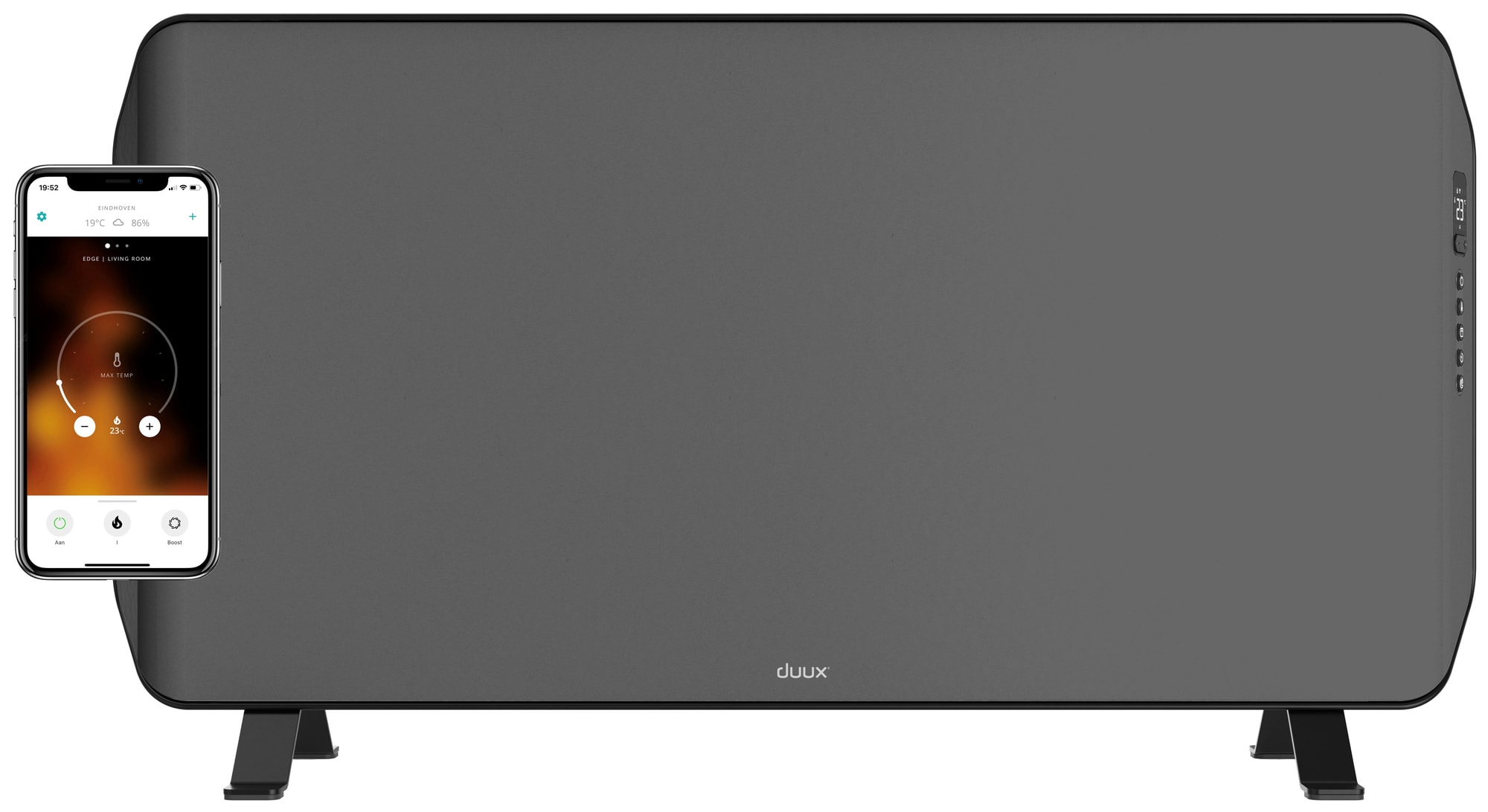 Duux Edge Smart 1500 W varmeapparat 27300 (grå) thumbnail