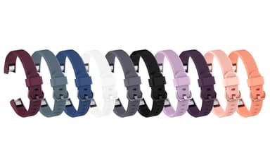 Fitbit Alta/Alta HR armbånd silikone 10-pak blandede farver S