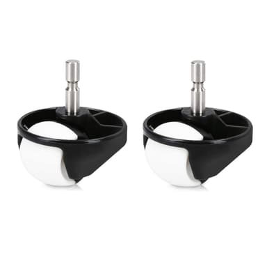 INF 2-pak forhjul til iRobot Roomba 500/600/700/880/980 Sort