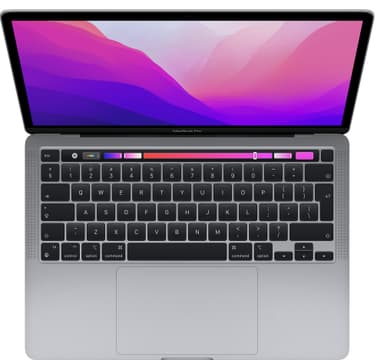 MacBook Pro 13 M2 2022 16/512 GB bærbar computer (Space Gray)
