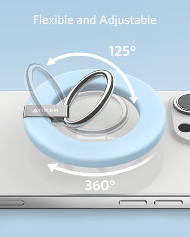 Anker Mag-Go magnetisk telefongreb (blåt)