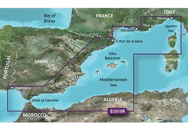 Garmin Spain,Mediterranean Coast Garmin microSD™/SD™ card: VEU010R