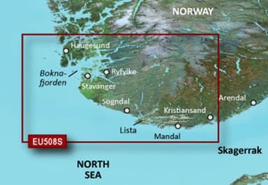 Garmin Oslo-Mandal-Smogen Garmin VEU507S - BlueChart g3 Vision mSD/SD