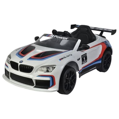 Nordic Play Elbil BMW M6GT3 12V Vit/Blå