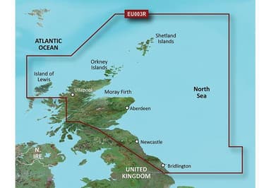 Garmin Great Britain, Northeast Coast Garmin microSD™/SD™ card: HXEU003R