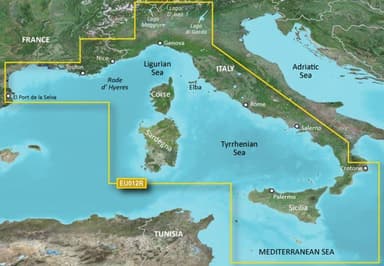 Garmin Mediterranean, CentralWest Garmin microSD™/SD™ card: VEU012R